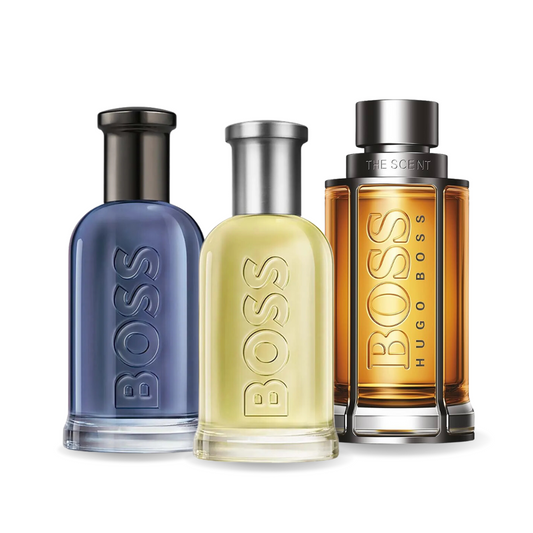 Combo de 3 perfumes: Boss The Scent, Boss Bottled y Boss Bottled Infinite de 100 ml